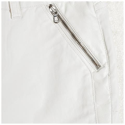 Pantaloni Lunghi Dal Taglio Dritto Con Orli Ajea10-a354 Donna - Foto 2