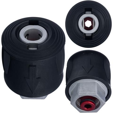 Adattatore Per Prolunga Tubo Alta Pressione - Compatibile Con Lavor /black&decker | Pressione Max 160 Bar, Temperatura Max 60°c | Accessorio Di Ricambio - Foto 1