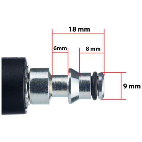 Adattatore Per Prolunga Tubo Alta Pressione - Compatibile Con Lavor /black&decker | Pressione Max 160 Bar, Temperatura Max 60°c | Accessorio Di Ricambio - Foto 8