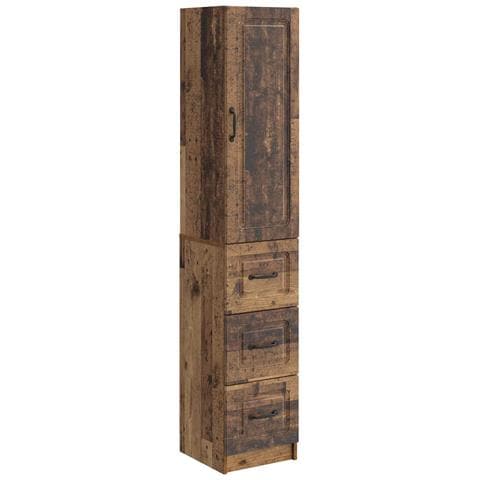 Set di armadi 2 pcs Legno antico 33 x 34,5 x 87 cm - Foto 1