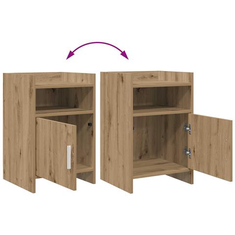 Comodini Rovere Artigianale 40 x 36 x 60 cm - Foto 9