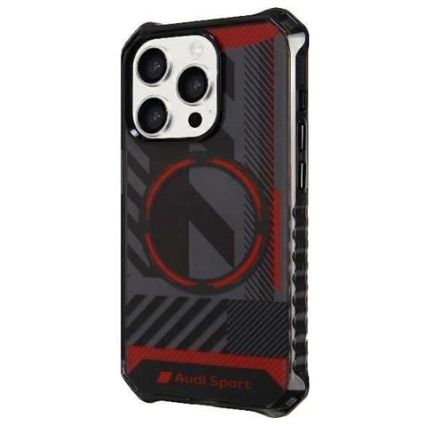 Custodia Sportiva Audi Magsafe Per Iphone 15 Pro (6.1) - Nera, Rigida - Foto 2