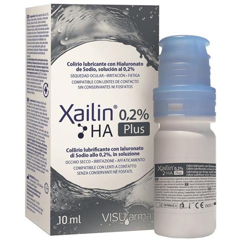 Xailin Plus 0,2% Ha Collirio 10 ml - Foto 1