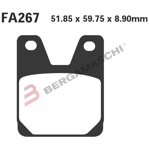 B1r R1226700 Pastiglie Yamaha Yzf R1 98-00post. Fa267 - Foto 1