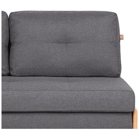 Divano Letto Colore Grigio Scuro Edland - Foto 21