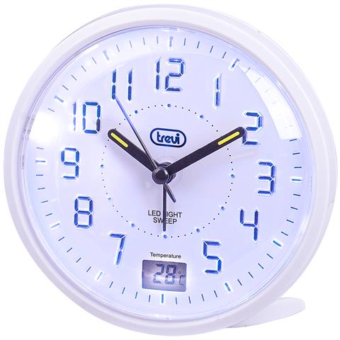 Orologio Al Quarzo Con Sveglia Sl 3p27 Bianco - Foto 2