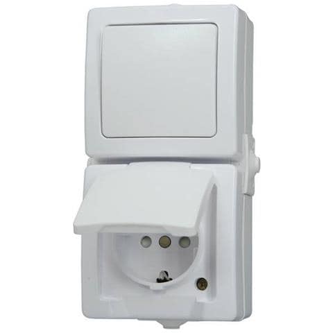 Combinazione Interruttore / prese - Foto 1