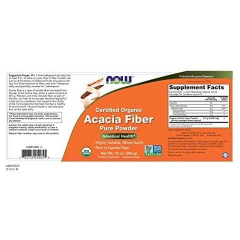 Acacia Fiber Organic Powder - 340g - Salute Intestinale - Foto 5