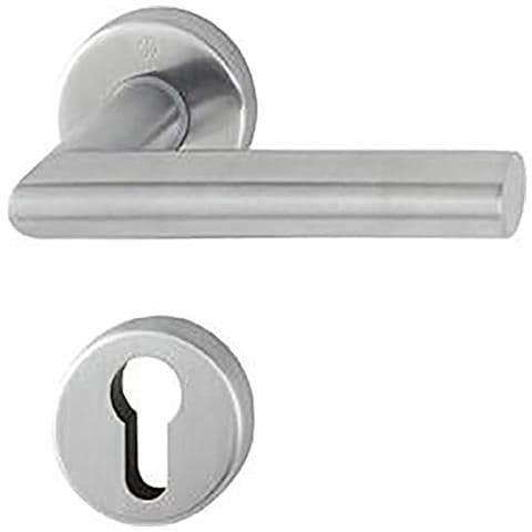 Maniglia E Serratura, Acciaio Inox, Cilindro Per Profilo - Foto 1