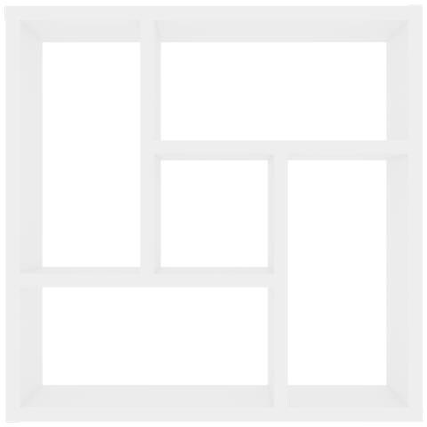 Scaffale a Parete Bianco 45,1x16x45,1 cm in Legno Multistrato - Foto 5