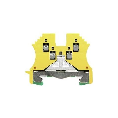 Morsetto Weidmuller. Wpe 1.5 / Zz, Pe, 1,5mm2 Giallo-verde - Foto 1