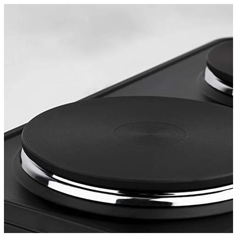 Fornello Elettrico PLW225 a 2 Piastre con Potenza 2250 W Colore Nero - Foto 5