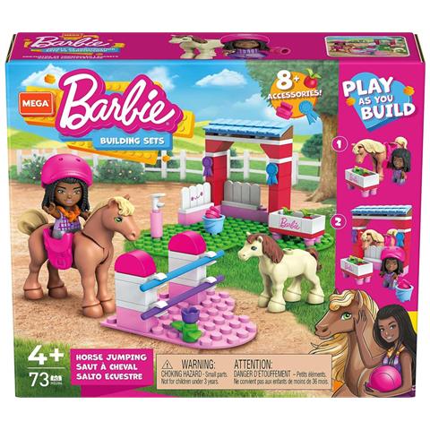 Barbie - Cavallo Che Salta - Giocattolo Da Costruzione - Foto 4