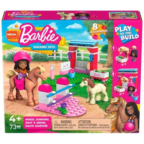 Barbie - Cavallo Che Salta - Giocattolo Da Costruzione - Foto 1