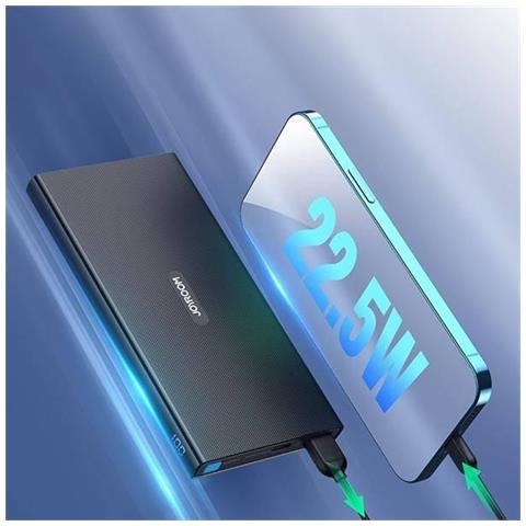 Powerbank Jr-w010 Magnetic Magsafe 10000 Mah Nero (jyr079blk)  - Foto 2