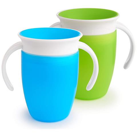 HTN 360 Tazze Sippy Con Maniglie 240 Ml - 2 Pezzi