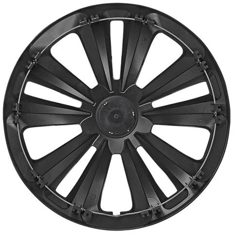 Copricerchi Terra Argento E Nero 15"" 4 Pz - Foto 6