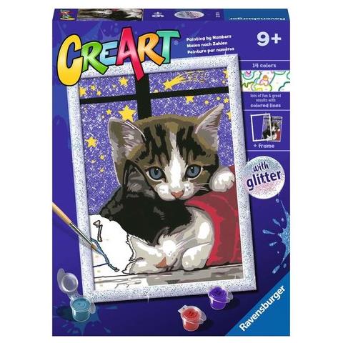 Gioco Creativo 23707 Creart Teneri Gattini Con Glitter - Foto 1