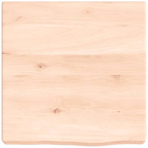 Piano Bagno 40x40x (2-6) cm in Legno Massello Non Trattato - Foto 7