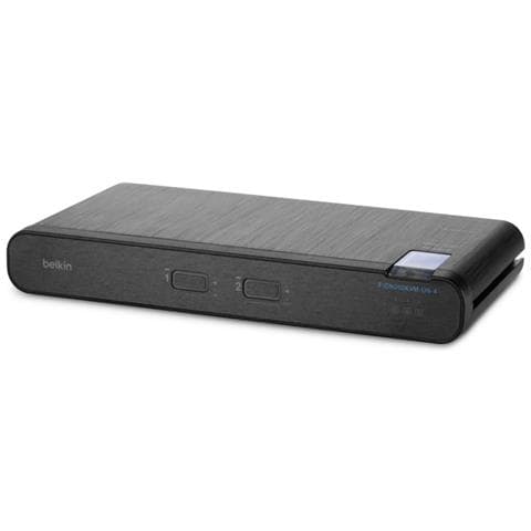 Universal 2nd Gen Secure switch per keyboard-video-mouse (kvm) Montaggio rack Nero - Foto 1