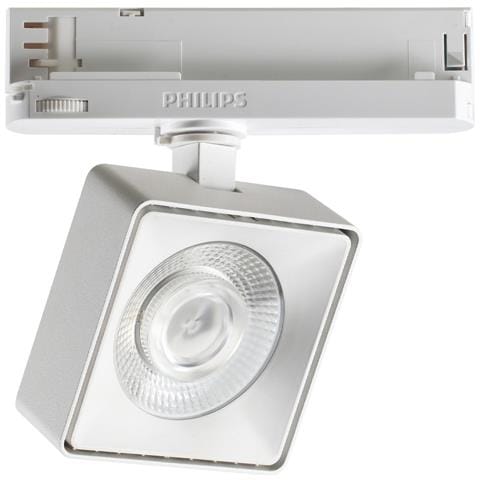 Proiettore Square Pov Metallo Bianco 1 Luce 22w 3000k Luce Calda - Foto 1