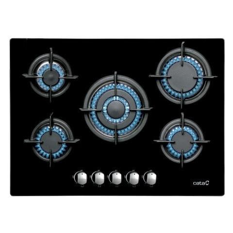 Piano Cottura L 7005 CI a Gas 5 Fuochi Gas 70cm Colore Nero - Foto 1