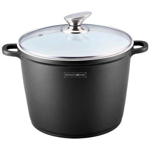 Rl-ad24m: Casseruola Rivestita In Marmo Con Coperchio In Vetro - 24 Cm - Foto 1