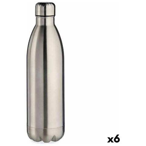 Thermos Argentato 500 Ml Acciaio Inossidabile (6 Unità) - Foto 1