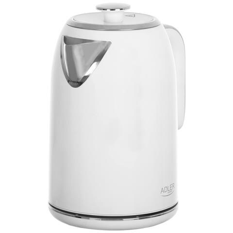 Bollitore Bianco Acciaio Inossidabile 1,7 L - Foto 1