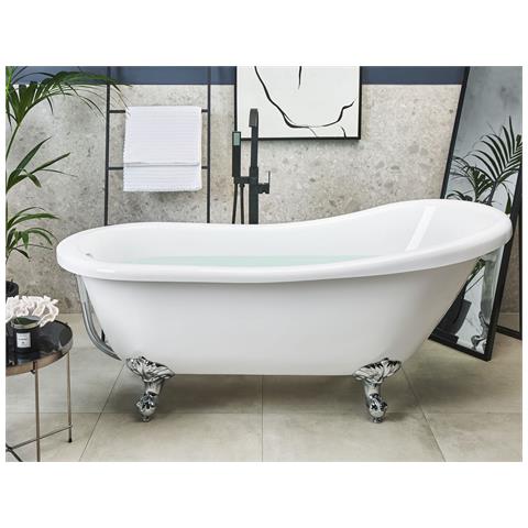 Vasca Da Bagno Freestanding Cayman 153 X 77 Cm Bianco - Foto 1
