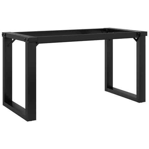 Telaio Gambe A O Per Tavolino Da Salotto 80x40x43 Cm In Ghisa - Foto 2