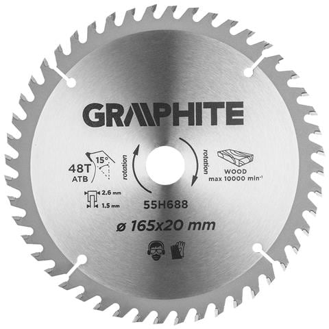Lama Per Sega, Sega Ad Affondamento, Widia, 165 X 1,5 X 2,6 X 20 Mm, 48 Denti - Foto 1