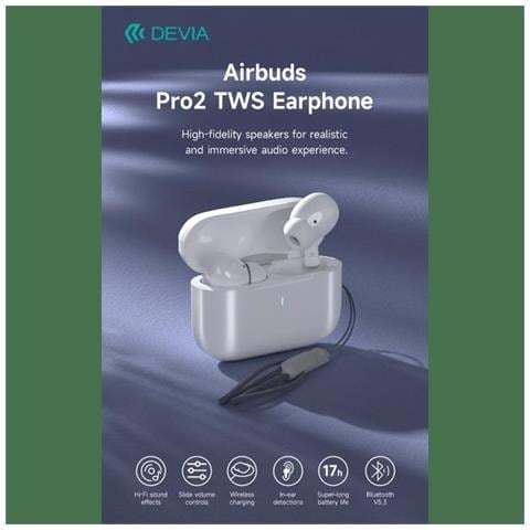 Auricolare Airbuds Pro2 EM058 TWS carica Wireless Bluetooth - Foto 1
