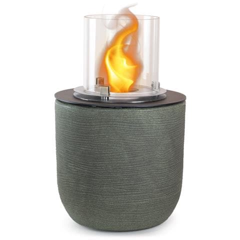 Camino A Bioetanolo Braciere Da Giardino Da Terra Per Interno Esterno Raffaello Verde Salvia D. 35 X H55 - Foto 1