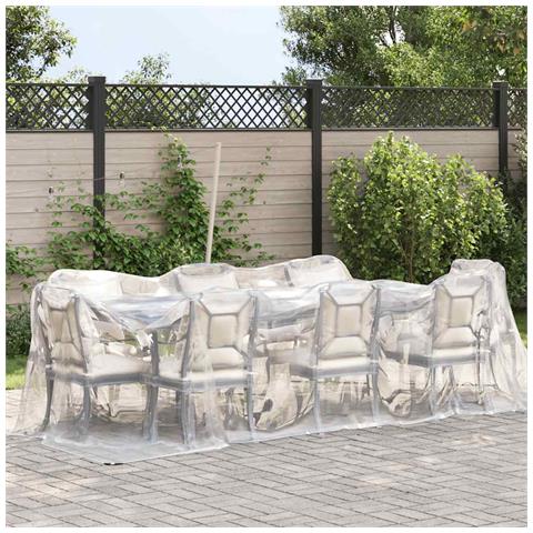 Telone Trasparente con Occhielli 2x6 m in Polietilene - Foto 2