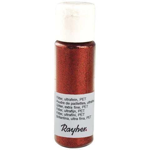 Glitter Ultrafine ""pet"" 20ml - Colore Rosso Chiaro - Foto 1