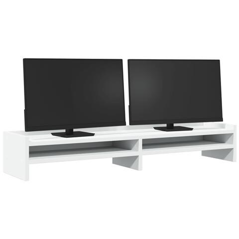 Supporto Per Monitor Bianco 100x24x16 Cm In Truciolato - Foto 3