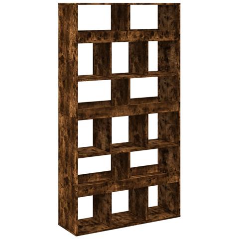 Libreria Rovere Fumo 100x33x187,5 Cm In Truciolato - Foto 2