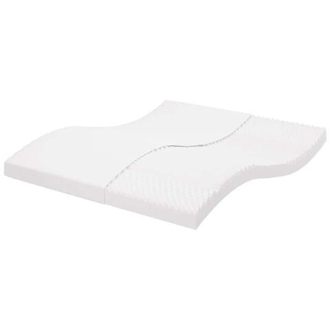 Materasso In Schiuma Bianco 200x220 Cm 7 Zone Durezza 20 Ild - Foto 1