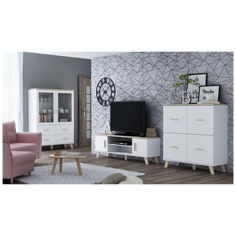 RTV LOTTA 160 2D2K supporto TV e sistema audio 0 cassetto /cassetti 2 ripiani - Foto 2