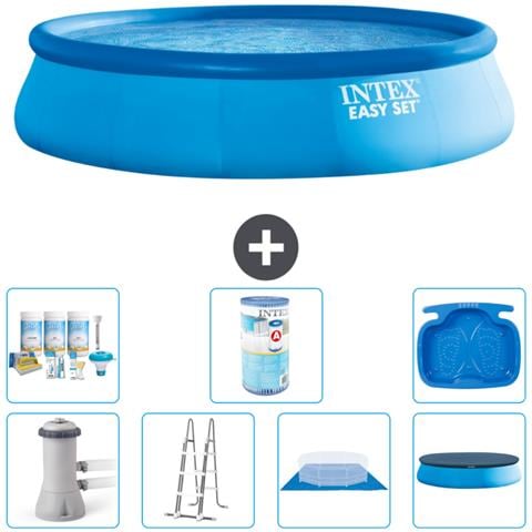 Piscina Fuori Terra - In Giro - 457x107 Cm - Blu - Include Accessori Coordinati A1258 - Foto 1
