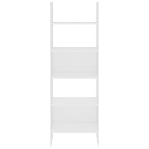 Libreria Bianca 60x35x180 Cm In Legno Multistrato - Foto 2