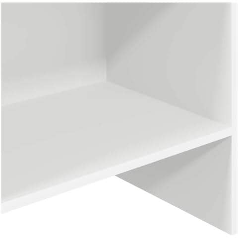 Libreria Bianca 60x35x180 Cm In Legno Multistrato - Foto 8