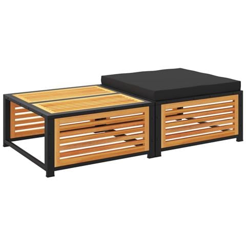 Lusso Casadino -  Tavolo Da Giardino Con Sgabello In Legno Massello Di Acacia - Foto 1