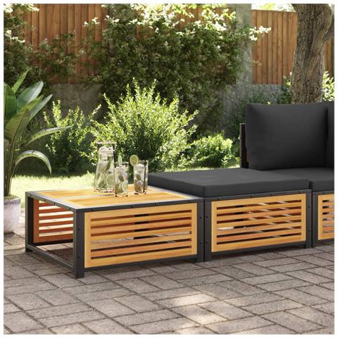 Lusso Casadino -  Tavolo Da Giardino Con Sgabello In Legno Massello Di Acacia - Foto 8