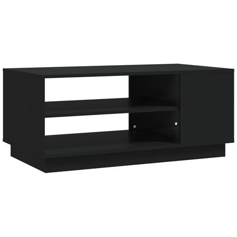 Lusso Casadino - Tavolino Da Salotto Nero 102x55x43 Cm In Truciolato - Foto 1