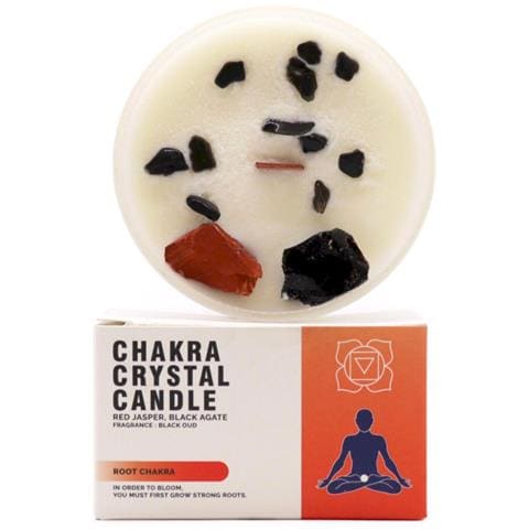 Candela Di Soia Cristallo Chakra Della Radice - Foto 1