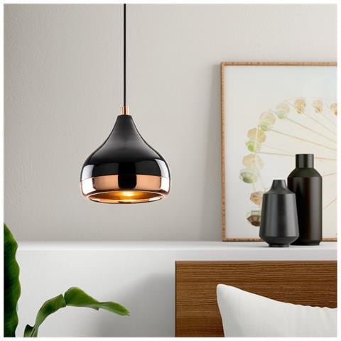 Maya Lampada A Sospensione In Filo Nero E Rame - Foto 4