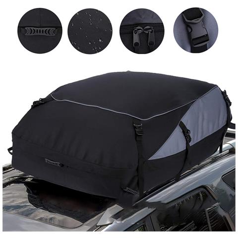 Borsa Da Tetto Grande Per Auto - Nera  M - Foto 1