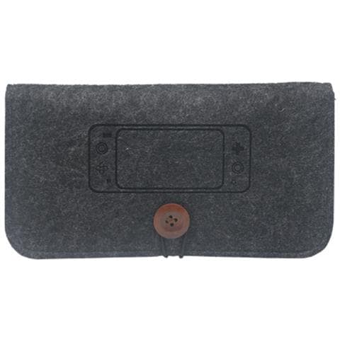 Custodia Protettiva In Feltro Per Nintendo Switch Lite - Ampia Capacità E Portabilità Black - Foto 1